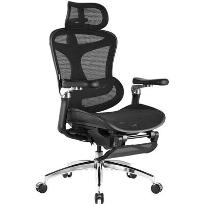 SIHOO C300Pro Chaise de Bureau Ergonomique Avec AccoudoirsSupport Lombaire Dynamique avec Repose-pieds Noir Noir - Publicité SIHOO C300Pro Chaise de Bureau Ergonomique Avec AccoudoirsSupport Lombaire Dynamique avec Repose-pieds Noir Noir - Publicité