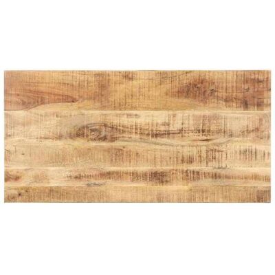 VIDAXL Dessus de table Bois de manguier solide 15-16 mm 100x60 cm Marron - Publicité VIDAXL Dessus de table Bois de manguier solide 15-16 mm 100x60 cm Marron - Publicité