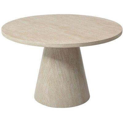 VENTE-UNIQUE Table à manger 4 personnes en MDF - Effet travertin beige - LARIOZA Beige - Publicité VENTE-UNIQUE Table à manger 4 personnes en MDF - Effet travertin beige - LARIOZA Beige - Publicité