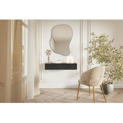 Selsey Veldio Console suspendue avec tiroir - 90cm - Noir - Console - Publicité Selsey Veldio Console suspendue avec tiroir - 90cm - Noir - Console - Publicité
