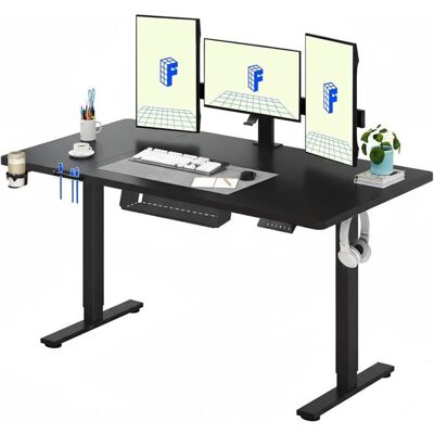 FlexiSpot Bureau Assis Debout Électrique 180x80cm Bureau Réglable Table dordinateur avec Crochet Fonction Mémoire Noir Noir - Publicité FlexiSpot Bureau Assis Debout Électrique 180x80cm Bureau Réglable Table dordinateur avec Crochet Fonction Mémoire Noir Noir - Publicité