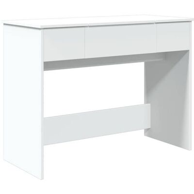 VIDAXL Coiffeuse/Table de maquillage - avec miroir - blanc 100x45x76 cm SS200952 Blanc - Publicité VIDAXL Coiffeuse/Table de maquillage - avec miroir - blanc 100x45x76 cm SS200952 Blanc - Publicité