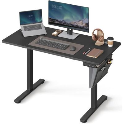 Bureau Électrique Assis-Debout - SONGMICS - 60 x 120 cm - 4 hauteurs mémorisables - Noir dencre Noir - Publicité Bureau Électrique Assis-Debout - SONGMICS - 60 x 120 cm - 4 hauteurs mémorisables - Noir dencre Noir - Publicité
