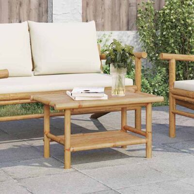 VIDAXL Brun Table basse 70x40x35 cm bambou - Table de salon H6110 Marron - Publicité VIDAXL Brun Table basse 70x40x35 cm bambou - Table de salon H6110 Marron - Publicité