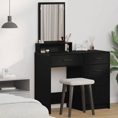 VIDAXL (ON SALE)Table de Maquillage/chambre Coiffeuse - Chêne noir - 50x41x140 cm Bois dingénierie EU595507 Noir - Publicité VIDAXL (ON SALE)Table de Maquillage/chambre Coiffeuse - Chêne noir - 50x41x140 cm Bois dingénierie EU595507 Noir - Publicité