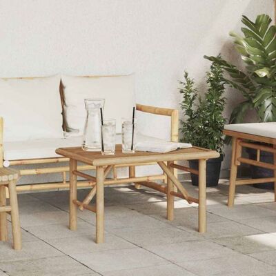 vidaXL Table basse en bambou naturel - Table de salon - Publicité vidaXL Table basse en bambou naturel - Table de salon - Publicité