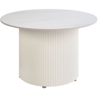 Table basse ronde moderne Beliani Leona en céramique - Table basse - Publicité Table basse ronde moderne Beliani Leona en céramique - Table basse - Publicité