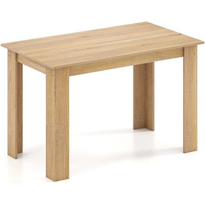 GIANTEX Table à Manger Rectangulaire pour 4-6 Personnes Bureau dOrdinateur Moderne- 120 x 70 x 75 cm- Cuisine Salon- Naturel Marron - Publicité GIANTEX Table à Manger Rectangulaire pour 4-6 Personnes Bureau dOrdinateur Moderne- 120 x 70 x 75 cm- Cuisine Salon- Naturel Marron - Publicité