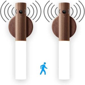 TRAHOO Led Intelligent Applique Murale Bois Avec Detecteur De Mouvement Usb Rechargeable Intérieur Lampe Murale Sans Fil Portable - Publicité TRAHOO Led Intelligent Applique Murale Bois Avec Detecteur De Mouvement Usb Rechargeable Intérieur Lampe Murale Sans Fil Portable - Publicité