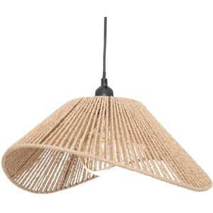 Lot de 2 Suspensions en corde MYHA - Beige 45 x 40 cm - Atmosphera - Luminaire Beige - Publicité Lot de 2 Suspensions en corde MYHA - Beige 45 x 40 cm - Atmosphera - Luminaire Beige - Publicité