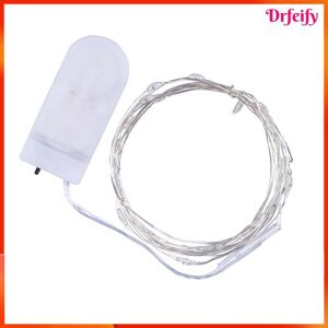 Guirlande lumineuse - AKOZON - 1 mètre 10 LED - Fil pliable - Blanc chaud - Piles CR2032 Blanc - Publicité Guirlande lumineuse - AKOZON - 1 mètre 10 LED - Fil pliable - Blanc chaud - Piles CR2032 Blanc - Publicité