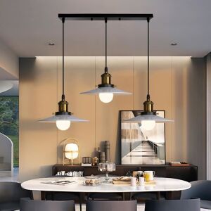 Yowei Lampe Plafonnier en Métal Moderne Blanc Lustre Luminaire Industrielle Style Nordique pour Salon Chambre Cafe Bar Blanc - Publicité Yowei Lampe Plafonnier en Métal Moderne Blanc Lustre Luminaire Industrielle Style Nordique pour Salon Chambre Cafe Bar Blanc - Publicité