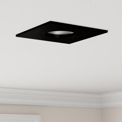 vidaXL 91x91 mm Encastrés LED Noirs Carrés - Éclairage - Publicité vidaXL 91x91 mm Encastrés LED Noirs Carrés - Éclairage - Publicité