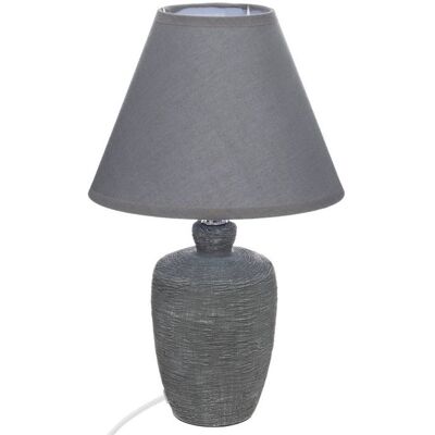 Lampe à poser - ATMOSPHERA - Balvy - Céramique - Gris - D 20 x H 32 cm Gris - Publicité Lampe à poser - ATMOSPHERA - Balvy - Céramique - Gris - D 20 x H 32 cm Gris - Publicité