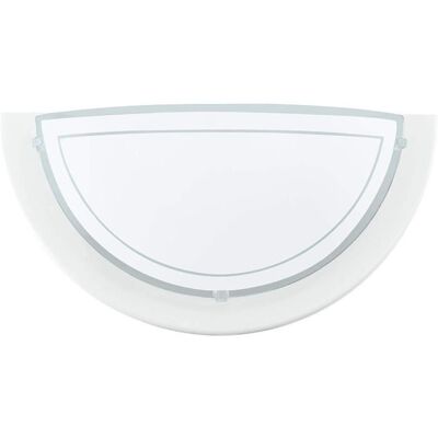 Applique murale PLANET 1 - EGLO - Moderne - Blanc - Acier - Verre Blanc - Publicité Applique murale PLANET 1 - EGLO - Moderne - Blanc - Acier - Verre Blanc - Publicité