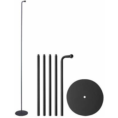 LUNARTEC Support sur pied modulable jusquà 150 cm pour lampe magnétique - coloris noir - Publicité LUNARTEC Support sur pied modulable jusquà 150 cm pour lampe magnétique - coloris noir - Publicité