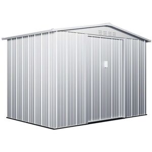 VENTE-UNIQUE Abri de jardin métal en acier galvanisé gris 491 m² - LINUS Gris - Publicité VENTE-UNIQUE Abri de jardin métal en acier galvanisé gris 491 m² - LINUS Gris - Publicité