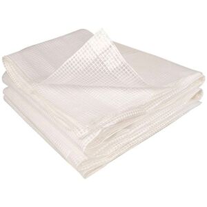 TERRE JARDIN Bâche pour Serre de Jardin 3 x 2 x 2 m soit 6 m² - PE 140 g/m² bâche renforcée -Blanc Blanc - Publicité TERRE JARDIN Bâche pour Serre de Jardin 3 x 2 x 2 m soit 6 m² - PE 140 g/m² bâche renforcée -Blanc Blanc - Publicité