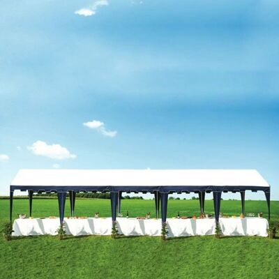 TERRE JARDIN Tente de réception 3 x 10 m Blanc - Publicité TERRE JARDIN Tente de réception 3 x 10 m Blanc - Publicité