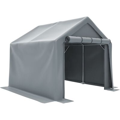 EKESOR Abri de JardinCabane de Jardin ExterieurTente de Stockage Multifonctionnel 244x241x217cm garage à vélosgris foncé Gris - Publicité EKESOR Abri de JardinCabane de Jardin ExterieurTente de Stockage Multifonctionnel 244x241x217cm garage à vélosgris foncé Gris - Publicité
