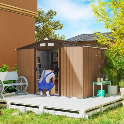 Generic Abri de Jardin 49 m² cabane de jardin armoire de jardin Porte coulissante ventilations tôle Acier Jaune Jaune - Publicité Generic Abri de Jardin 49 m² cabane de jardin armoire de jardin Porte coulissante ventilations tôle Acier Jaune Jaune - Publicité