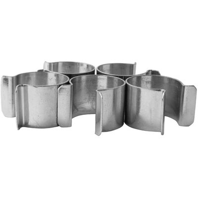 TERRE JARDIN Fixation clips serre Ø 25 mm acier galvanisé x25 fixations bâche arceaux serre anti-UV/intempéries pose rapide sans outil Gris - Publicité TERRE JARDIN Fixation clips serre Ø 25 mm acier galvanisé x25 fixations bâche arceaux serre anti-UV/intempéries pose rapide sans outil Gris - Publicité