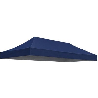 TERRE JARDIN Toit rechange barnum bleu pliant pro 45x3 m polyester 260 g/m² enduit PVC bande étanchéité Bleu - Publicité TERRE JARDIN Toit rechange barnum bleu pliant pro 45x3 m polyester 260 g/m² enduit PVC bande étanchéité Bleu - Publicité