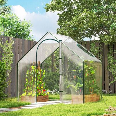 Generic Serre de Jardin Balcon terrasse Serre pour tomates 18L x 1l x 168H m Acier plastique imperméable Transparent Vert Vert - Publicité Generic Serre de Jardin Balcon terrasse Serre pour tomates 18L x 1l x 168H m Acier plastique imperméable Transparent Vert Vert - Publicité