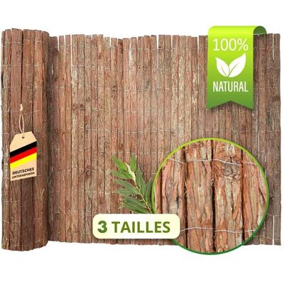 KARAT Canisse en écorceBrise-vue naturelLongueur: 3 mètresEn 3 hauteurs 100 x 300 cm Marron - Publicité KARAT Canisse en écorceBrise-vue naturelLongueur: 3 mètresEn 3 hauteurs 100 x 300 cm Marron - Publicité