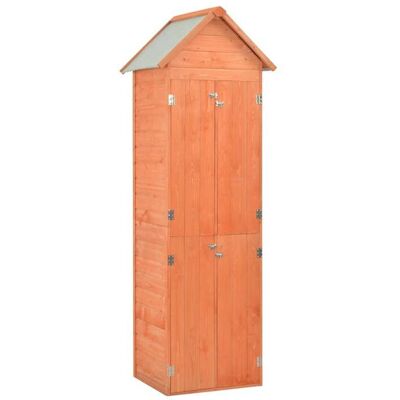 vidaXL Abri de Jardin en Bois (71x60x213cm) - Publicité vidaXL Abri de Jardin en Bois (71x60x213cm) - Publicité