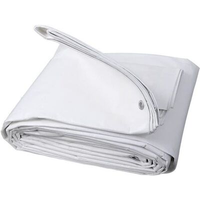 WOLTU Bâche de protection en polyéthylène Bâche d’extérieur Couverture de bateau280g-m2 3x6 m Blanc Blanc - Publicité WOLTU Bâche de protection en polyéthylène Bâche d’extérieur Couverture de bateau280g-m2 3x6 m Blanc Blanc - Publicité
