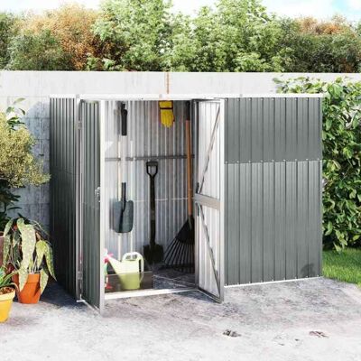 VIDAXL SALE 2026 Garage pour robot tondeuse Gris - Abri à outils de jardin Gris 225x89x161cm Acier galvanisé PRO472731181 Gris - Publicité VIDAXL SALE 2026 Garage pour robot tondeuse Gris - Abri à outils de jardin Gris 225x89x161cm Acier galvanisé PRO472731181 Gris - Publicité