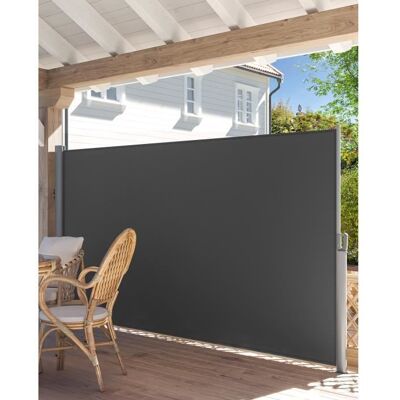 Store latéral - SONGMICS - Pare-soleil et Brise-vue - Gris Anthracite GSA164G01 - 160 x 400 cm Gris - Publicité Store latéral - SONGMICS - Pare-soleil et Brise-vue - Gris Anthracite GSA164G01 - 160 x 400 cm Gris - Publicité