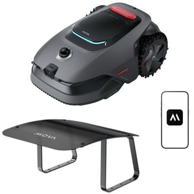 MOVA LiDAX Ultra 1200 Robot Tondeuse sans fil périphérique LiDAR 3D 360°+vision IA jusquà 1200m² pente 45% abri Gris - Publicité MOVA LiDAX Ultra 1200 Robot Tondeuse sans fil périphérique LiDAR 3D 360°+vision IA jusquà 1200m² pente 45% abri Gris - Publicité