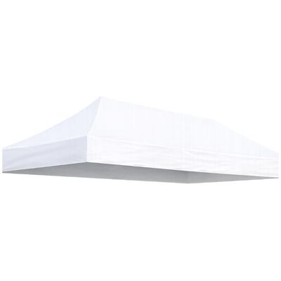 TERRE JARDIN Toit rechange barnum blanc pliant pro 45x3 m polyester 260 g/m² enduit PVC bande étanchéité Blanc - Publicité TERRE JARDIN Toit rechange barnum blanc pliant pro 45x3 m polyester 260 g/m² enduit PVC bande étanchéité Blanc - Publicité