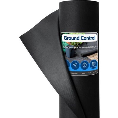 KARAT Tissu contre les mauvaises herbes Control du sol 50 g/m² 150 x 400 cm Noir - Publicité KARAT Tissu contre les mauvaises herbes Control du sol 50 g/m² 150 x 400 cm Noir - Publicité
