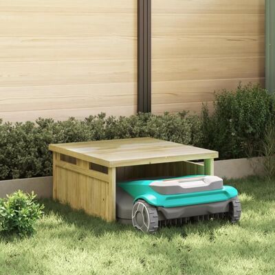 VIDAXL Moderne Abri de jardin - Garage de Tondeuse Robotique 70x80x38 cm Bois de Pin Imprégné @FR(307067) Marron - Publicité VIDAXL Moderne Abri de jardin - Garage de Tondeuse Robotique 70x80x38 cm Bois de Pin Imprégné @FR(307067) Marron - Publicité