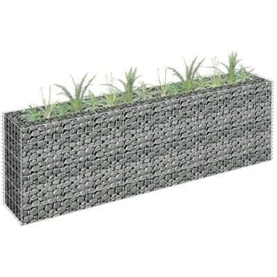 vidaXL Lit de Jardin Élevé en Acier Galvanisé 180x30x60cm - Bordure de Jardin - Publicité vidaXL Lit de Jardin Élevé en Acier Galvanisé 180x30x60cm - Bordure de Jardin - Publicité