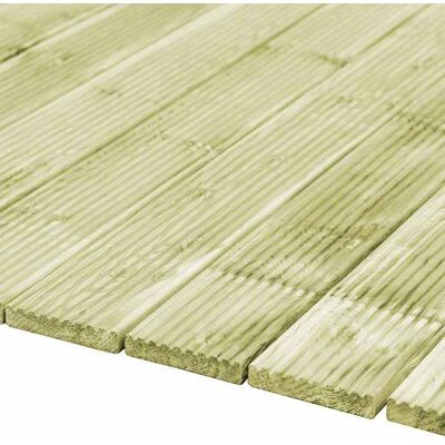 Lames de terrasse - Planches de terrasse 8 pcs - vidaXL - bois de pin imprégné - imprégné vert - 100 x 145 x 25 cm - bois imprégné Vert - Publicité Lames de terrasse - Planches de terrasse 8 pcs - vidaXL - bois de pin imprégné - imprégné vert - 100 x 145 x 25 cm - bois imprégné Vert - Publicité