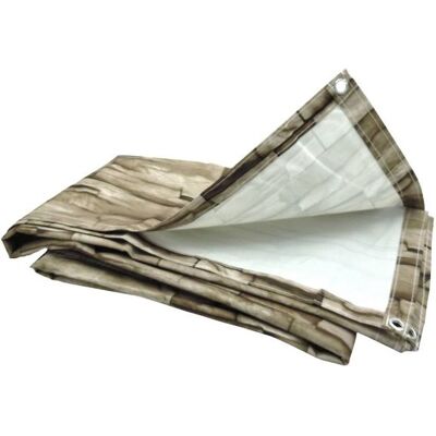 TERRE JARDIN Brise vue beige imitation mur en pierres 1 x 5 Beige - Publicité TERRE JARDIN Brise vue beige imitation mur en pierres 1 x 5 Beige - Publicité