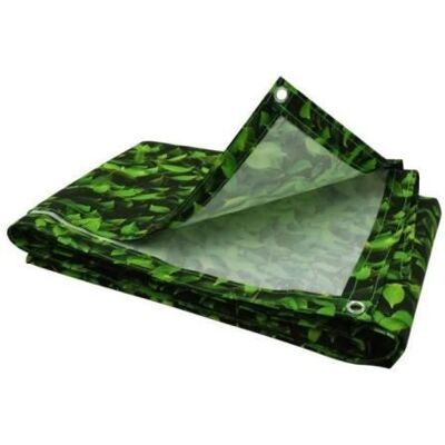 Brise vue - TERRE JARDIN - feuillage vert - 1 x 5 - densité 160g/m2 Vert - Publicité Brise vue - TERRE JARDIN - feuillage vert - 1 x 5 - densité 160g/m2 Vert - Publicité