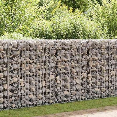 Panier de gabions en acier galvanisé 200x30x100cm vidaXL - Publicité Panier de gabions en acier galvanisé 200x30x100cm vidaXL - Publicité