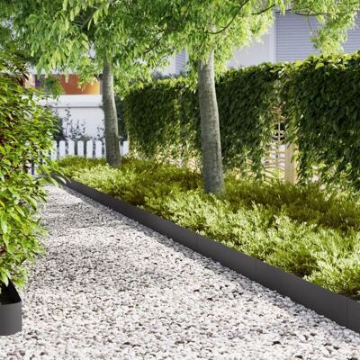 Bordure de jardin en métal noir vidaXL - Rectangulaire, 100x0,5x20 cm - Publicité Bordure de jardin en métal noir vidaXL - Rectangulaire, 100x0,5x20 cm - Publicité