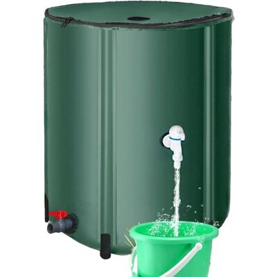 SANS MARQUE Récupérateur deau de pluie pliable de 100 L récupérateur deau de pluie portable pour collecter leau des gouttières Vert - Publicité SANS MARQUE Récupérateur deau de pluie pliable de 100 L récupérateur deau de pluie portable pour collecter leau des gouttières Vert - Publicité