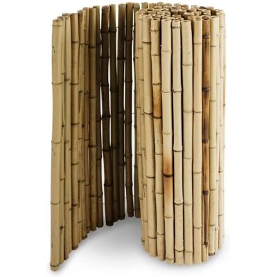 KARAT Canisse bambous rondsDiamètre Ø 26 mm Nature 100 x 250 cm Marron - Publicité KARAT Canisse bambous rondsDiamètre Ø 26 mm Nature 100 x 250 cm Marron - Publicité