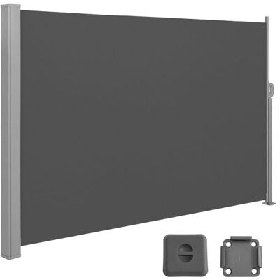 Paravent extérieur rétractable - SONGMICS - 160 x 400 cm - Gris Anthracite - Brise-vue protection vie privée Gris - Publicité Paravent extérieur rétractable - SONGMICS - 160 x 400 cm - Gris Anthracite - Brise-vue protection vie privée Gris - Publicité
