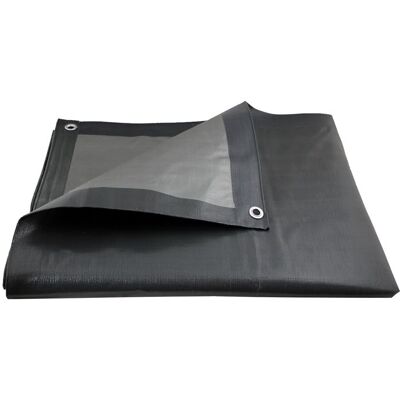 GT GARDEN - Bâche de protection grise ultra résistante - 200 g/m² - 5 x 6 mètres Gris - Publicité GT GARDEN - Bâche de protection grise ultra résistante - 200 g/m² - 5 x 6 mètres Gris - Publicité