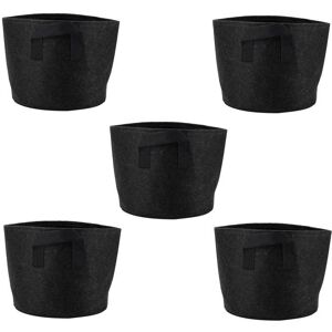 LUBGITSR Lot de 5 sacs de culture de 3 gallons en tissu non tissé pour pots de jardinage légumes pommes de terre tomates fleurs - Publicité LUBGITSR Lot de 5 sacs de culture de 3 gallons en tissu non tissé pour pots de jardinage légumes pommes de terre tomates fleurs - Publicité