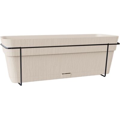STEFANPLAST Balconnière ETHICA - 9 L - 50x18 x h17 cm - Craie Blanc - Publicité STEFANPLAST Balconnière ETHICA - 9 L - 50x18 x h17 cm - Craie Blanc - Publicité