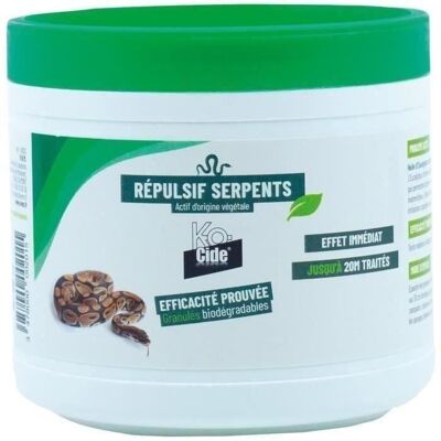 KOCIDE - REPULSIF SERPENT GRANULES 350G - 350 g - Granulés - Répulsif serpents - Publicité KOCIDE - REPULSIF SERPENT GRANULES 350G - 350 g - Granulés - Répulsif serpents - Publicité